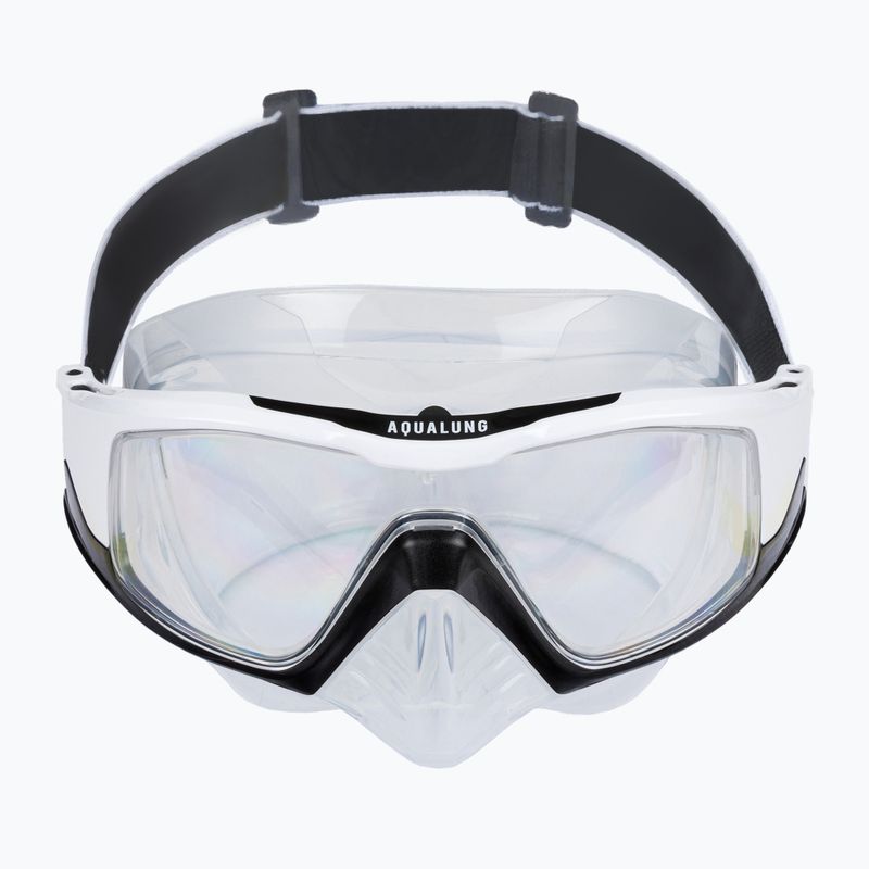 Aqualung Vita Комплект за гмуркане с шнорхел бял и черен SR3990901 3