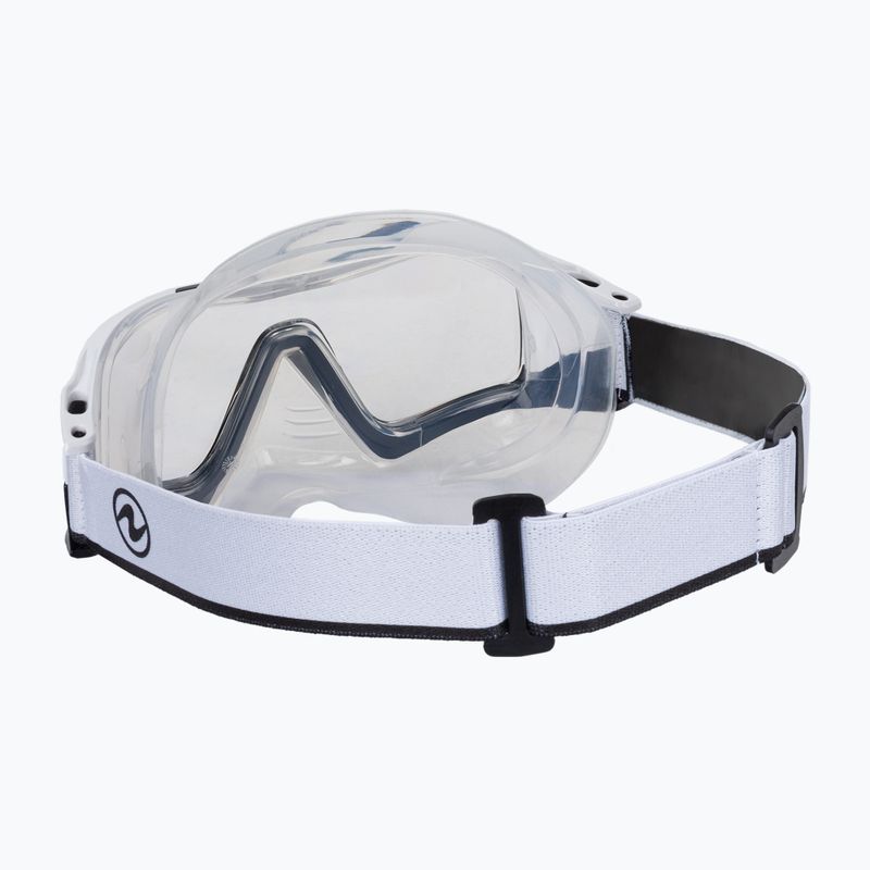 Aqualung Vita Комплект за гмуркане с шнорхел бял и черен SR3990901 5