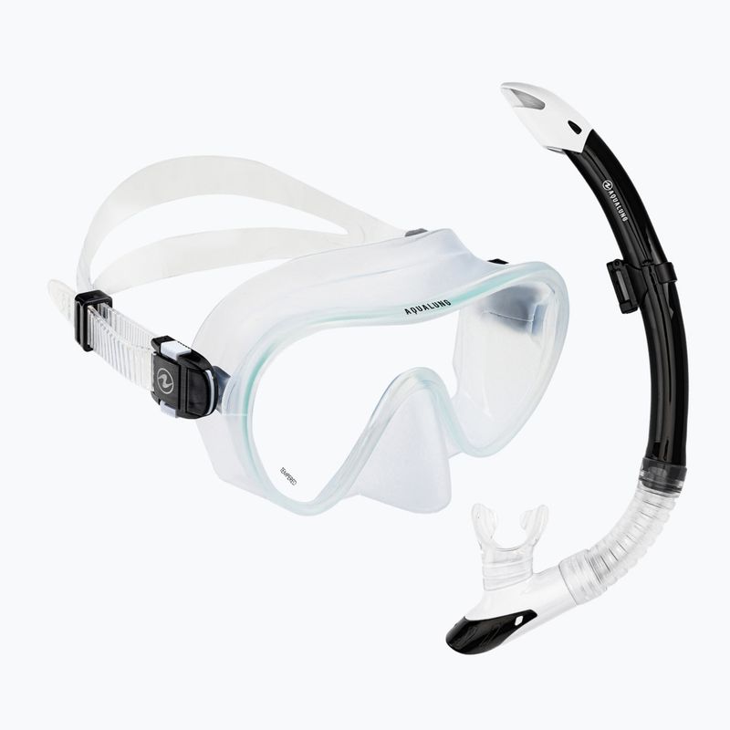 Aqualung Nabul комбиниран комплект маска + шнорхел, бял SC4180009