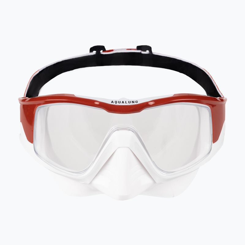 Водолазна маска Aqualung Vita бяла/тухлена MS5520963LCL 2