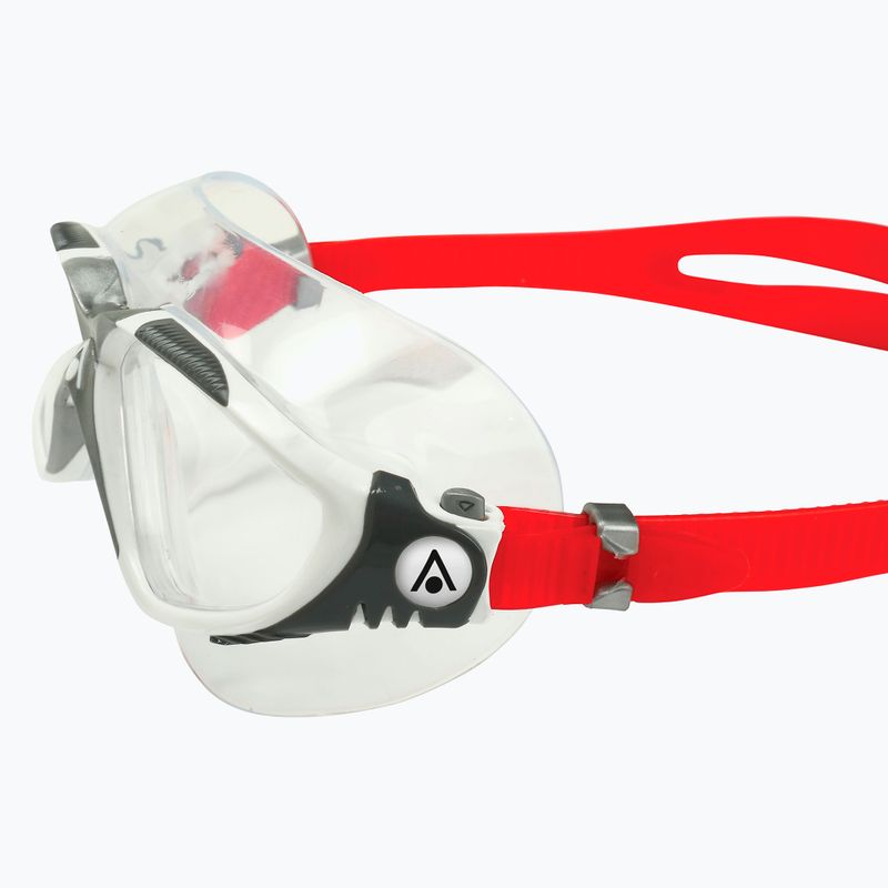 Маска за плуване Aquasphere Vista white/red/clear 5