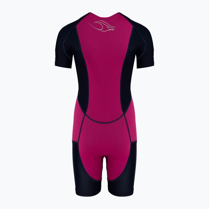Детски неопренов костюм за плуване Aquasphere Stingray HP pink/navy blue 3