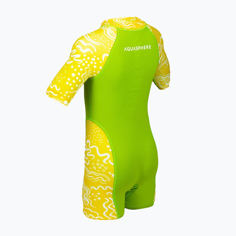 Детски неопренов костюм за плуване Aquasphere Stingray 2.0 green/yellow 2