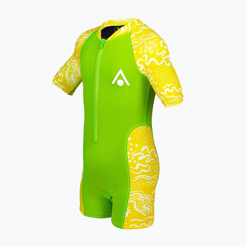 Детски неопренов костюм за плуване Aquasphere Stingray 2.0 green/yellow 4