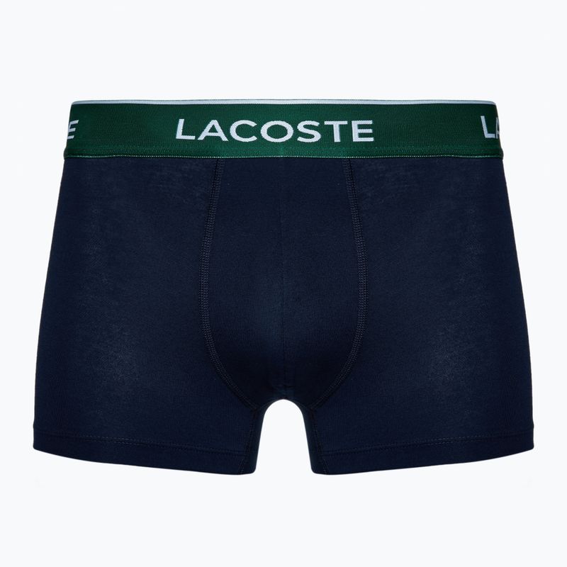 Боксерки Lacoste 5H3401 3 чифта navy blue/green/red/navy 3