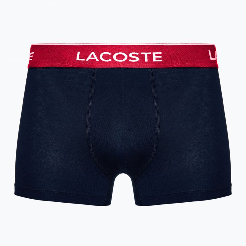 Боксерки Lacoste 5H3401 3 чифта navy blue/green/red/navy 4