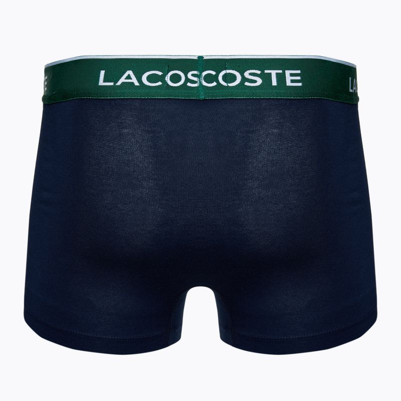 Боксерки Lacoste 5H3401 3 чифта navy blue/green/red/navy 5