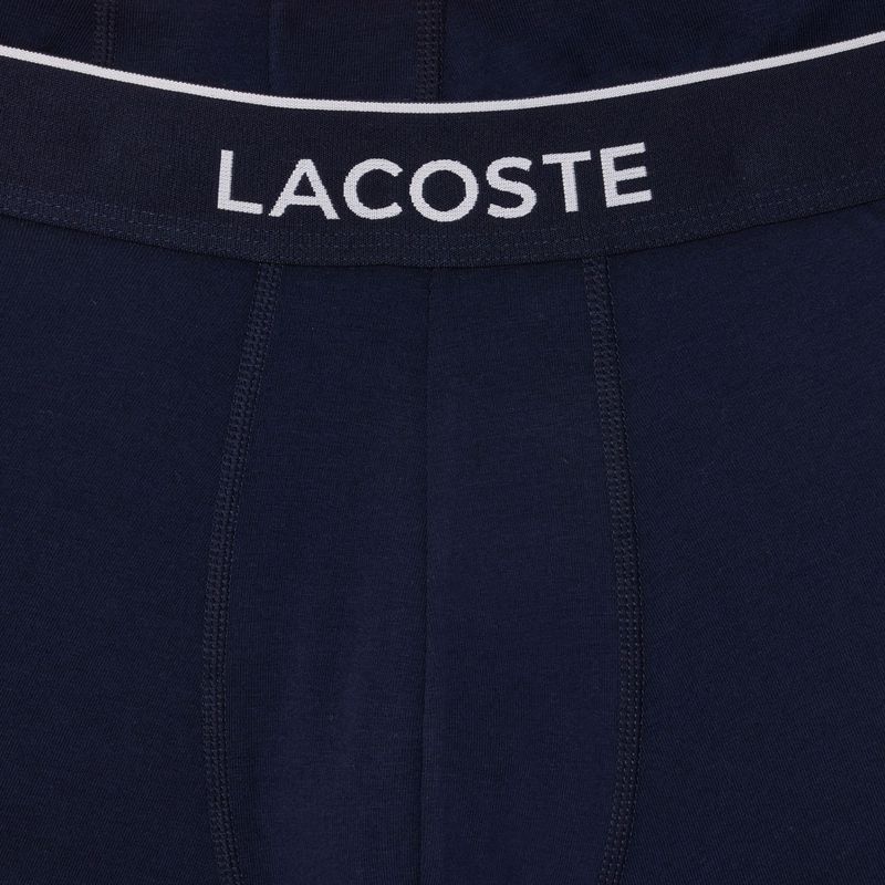 Боксерки Lacoste 5H3401 3 чифта navy blue/green/red/navy 2