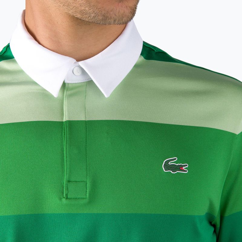 Мъжка тенис поло риза Lacoste зелена DH0872 5