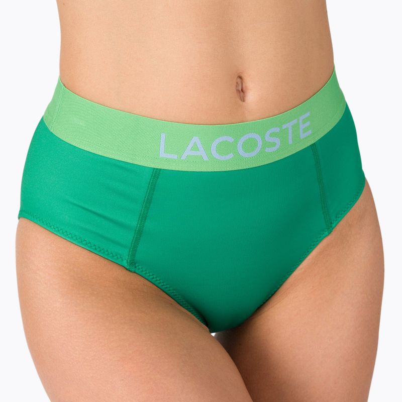Долнище на бански Lacoste зелено MF3390 4