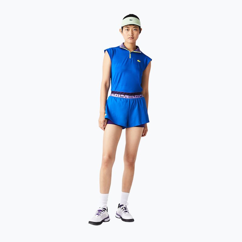 Дамски тенис шорти Lacoste, сини GF9262 5