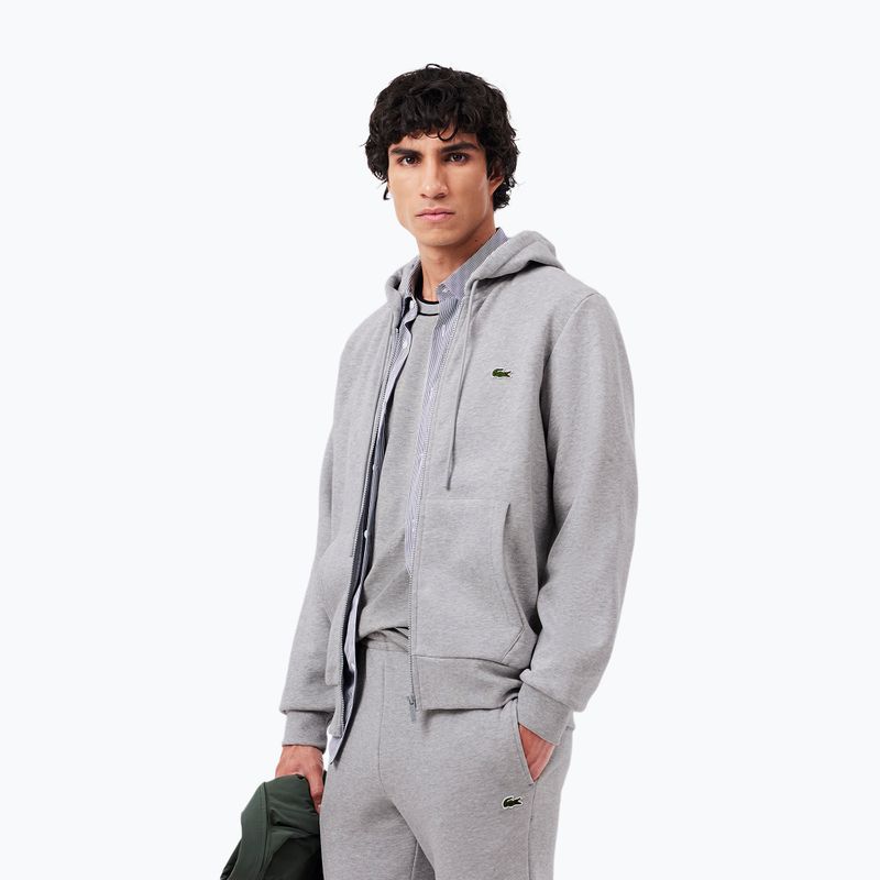 Мъжки анцуг Lacoste WH2528 silver chine 4
