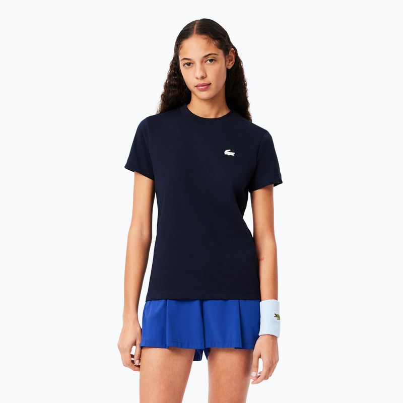 Lacoste дамска тениска TF9246 тъмно синьо