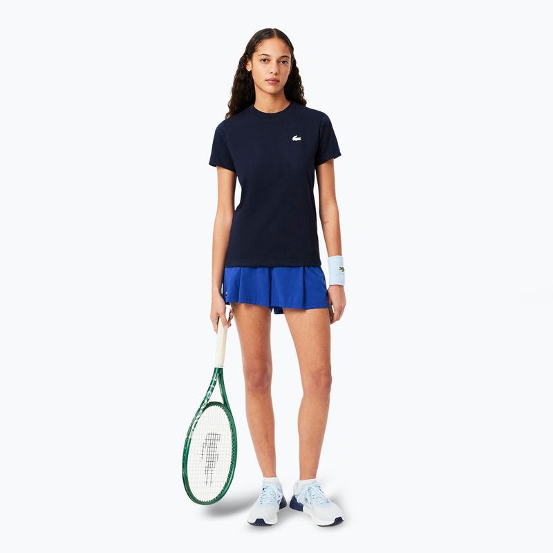 Lacoste дамска тениска TF9246 тъмно синьо 2