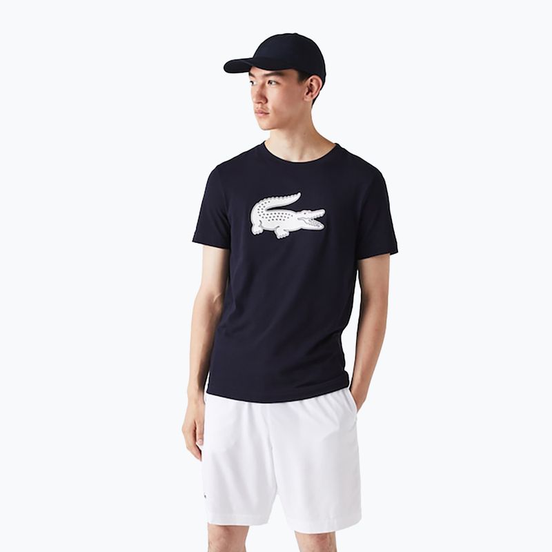 Мъжка тениска Lacoste в тъмносиньо TH2042 2