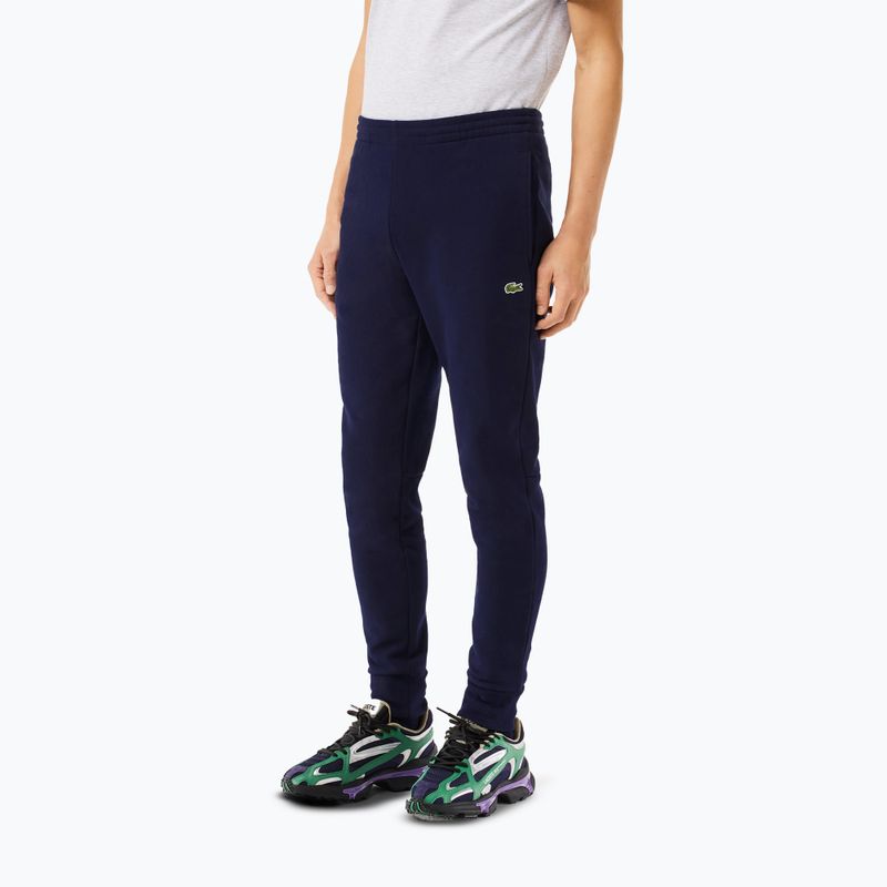 Мъжки панталони Lacoste XH9624 тъмно синьо