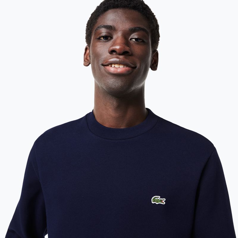 Мъжки потник Lacoste SH9608 в тъмносиньо 4