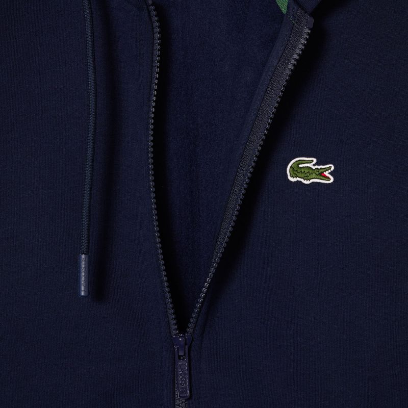 Мъжки суитшърт Lacoste SH9626 тъмно синьо 6