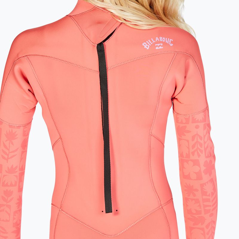 Детска пяна за плуване Billabong 4/3 Teen Synergy BZ vintage coral 4