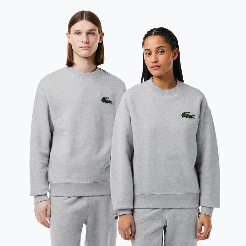 Суитшърт Lacoste SH6405 silver chine