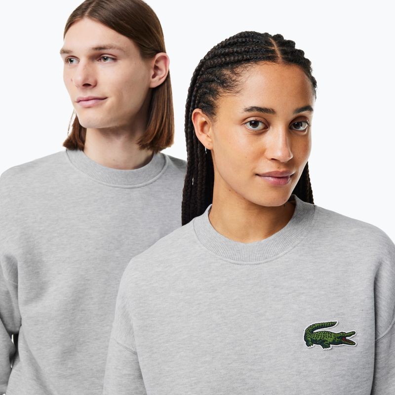 Суитшърт Lacoste SH6405 silver chine 3