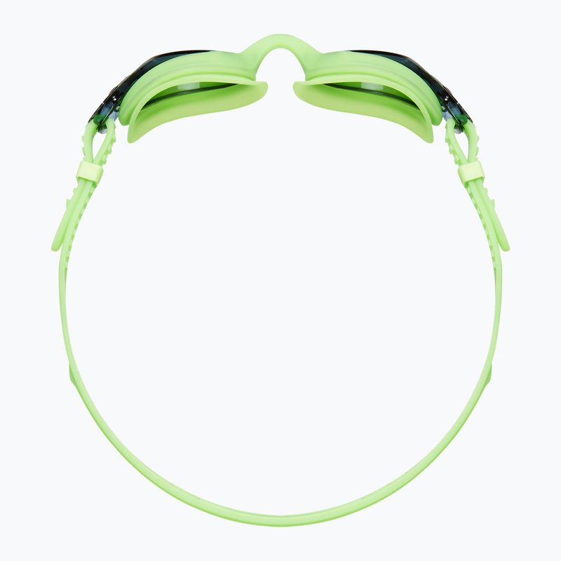 Детски очила за плуване TYR Swimple smoke/ fluo green 2