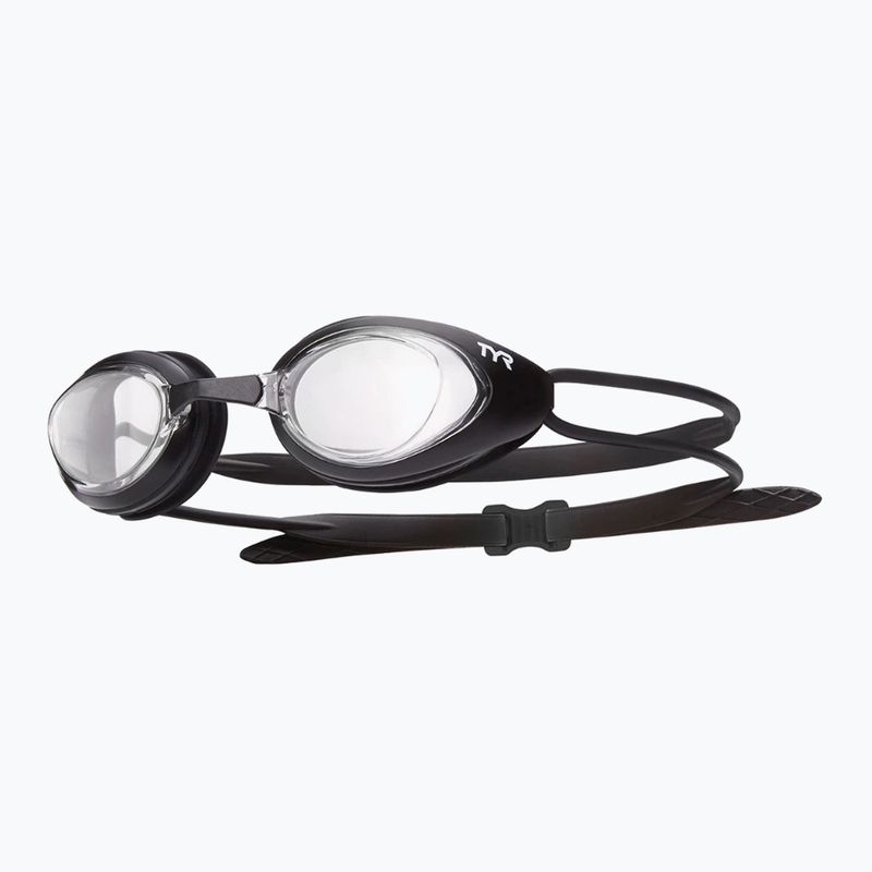 Очила за плуване TYR Blackhawk Racing clear/matte black/black