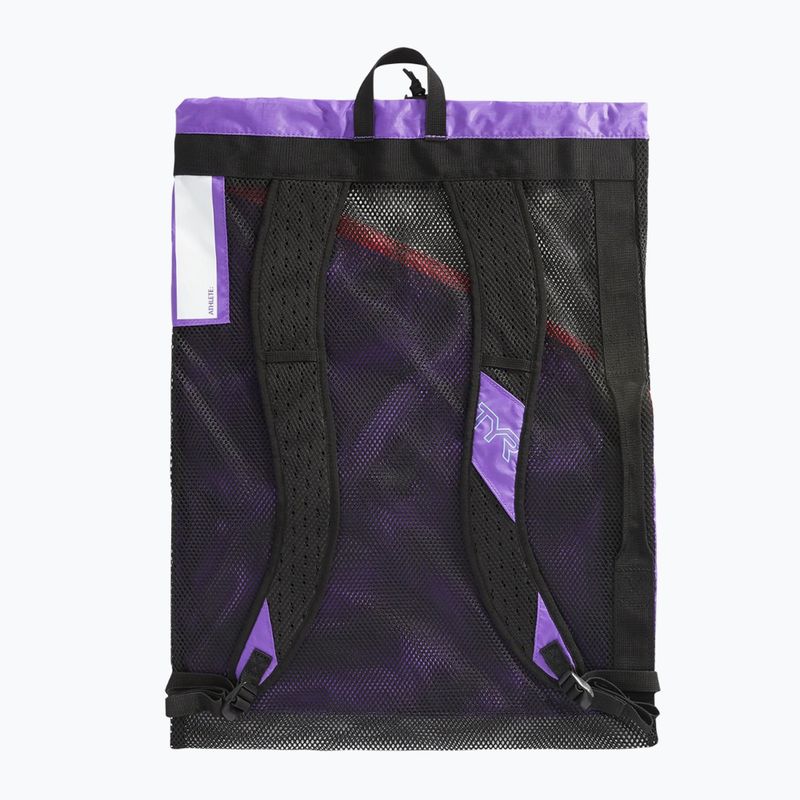 Торба за плуване TYR Elite Team Mesh 40 l pink / purple 2