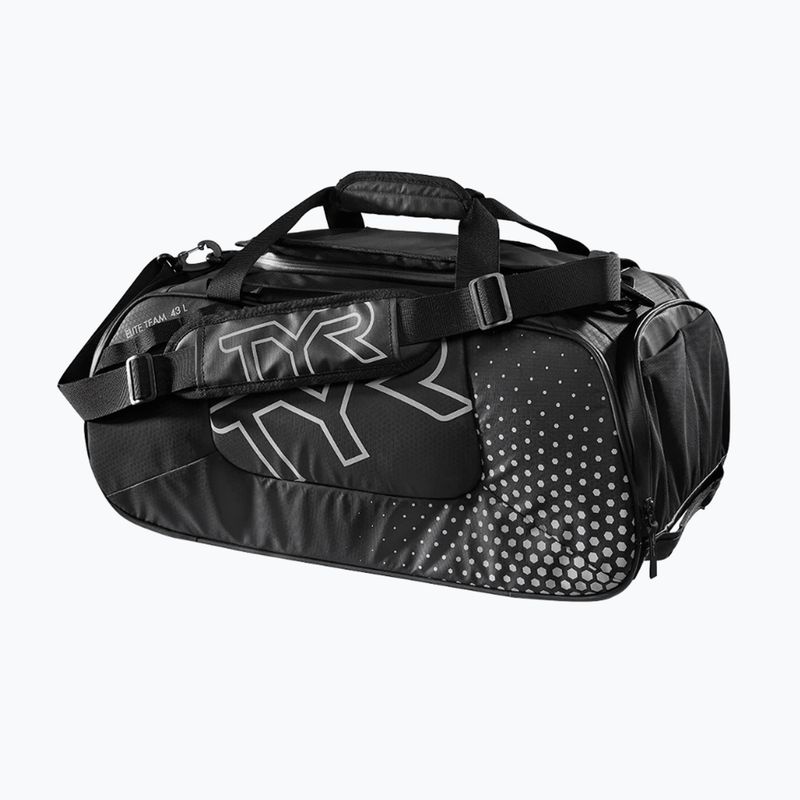 Чанта за тренировка TYR Elite Team Gym Duffel 43 l black