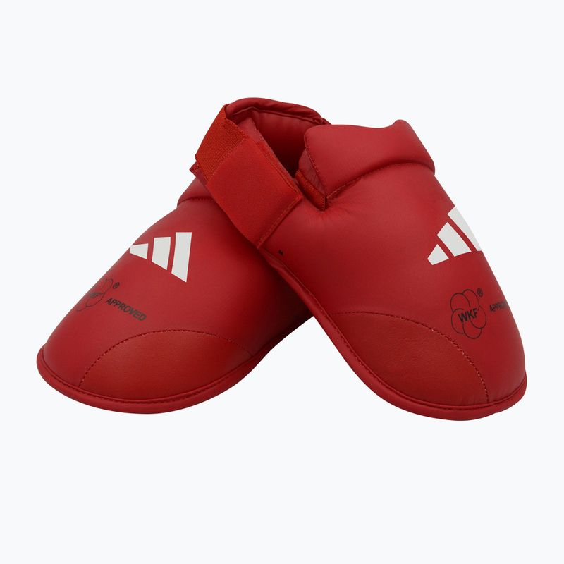 adidas WKF протектори за крака червени