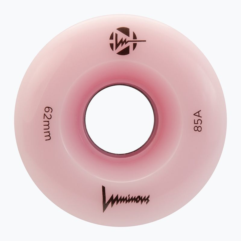 Колела за ролери FR Skates Luminous Led Quad Wheel 62mm/85A Sixies 6LED X4 flamingo 3