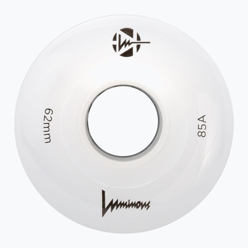 Колела за ролери FR Skates Luminous Led Quad Wheel 62mm/85A Sixies 6LED X4 white 3
