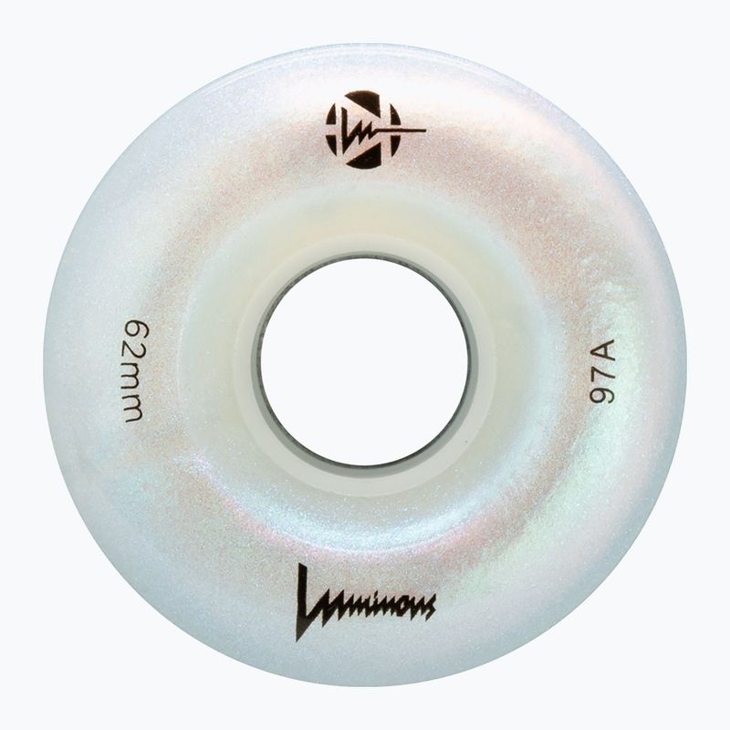 Колела за ролери FR Skates Luminous Led Quad Wheel 62mm/97A X4 white pearl 3