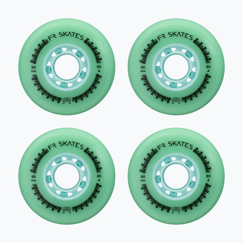 Колела за ролери FR Skates Downtown Wheel 80mm/85A X4 mint/mint 2