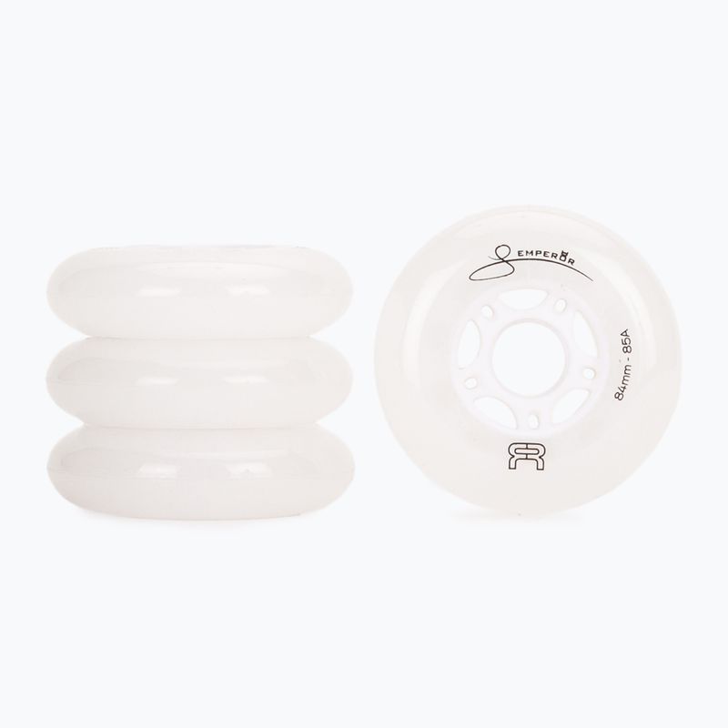 Колела за ролери FR Skates Downtown Wheel 84mm/85A Emperor X4 natural/white 2