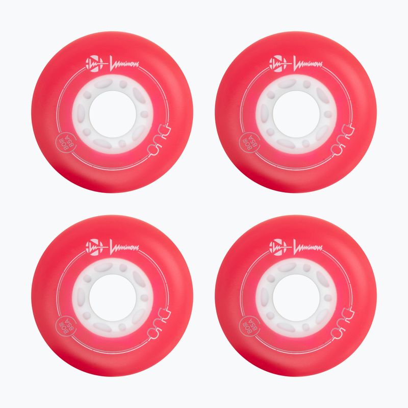 Колела за ролери Luminous Led Wheels Duo 80mm/85A X4 red/blue 2
