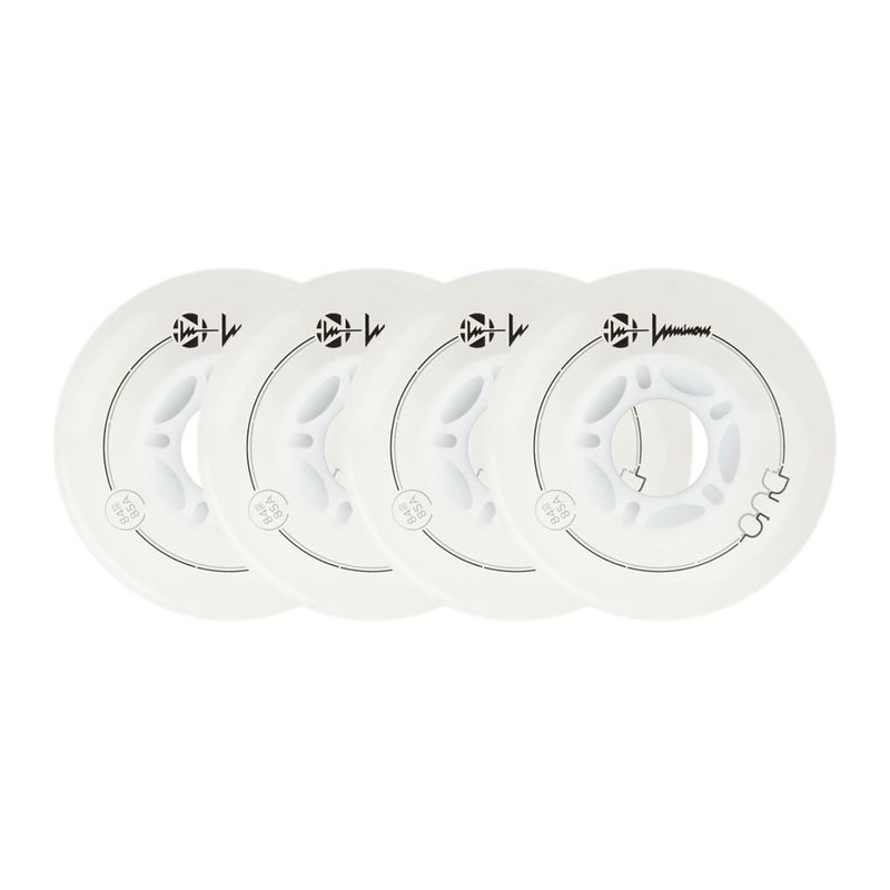 Колела за ролери Luminous Led Wheels Duo 84mm/85A X4 white/blue 6