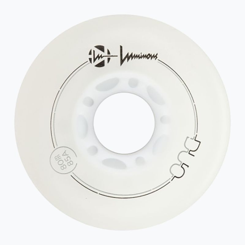 Колела за ролери Luminous Led Wheels Duo 80mm/85A X4 white/blue 3