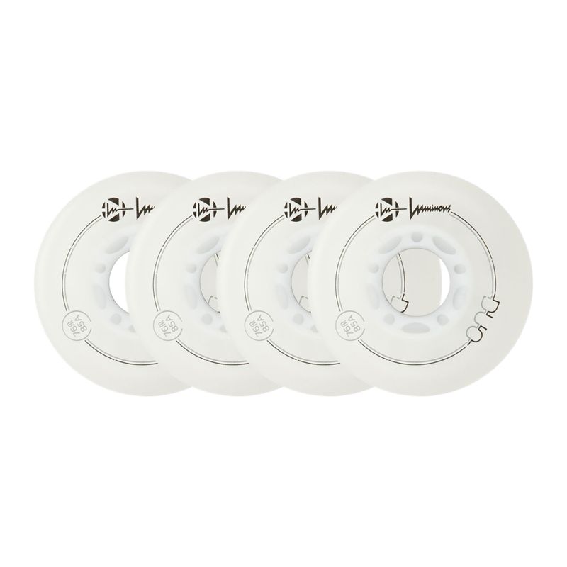 Колела за ролери Luminous Led Wheels Duo 76mm/85A X4 white/blue 6