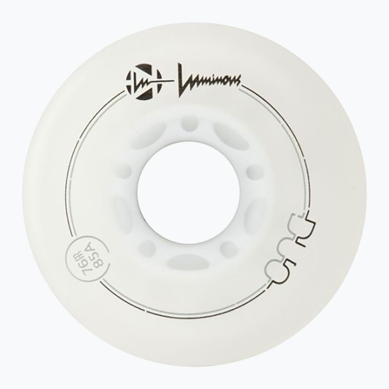 Колела за ролери Luminous Led Wheels Duo 76mm/85A X4 white/blue 3