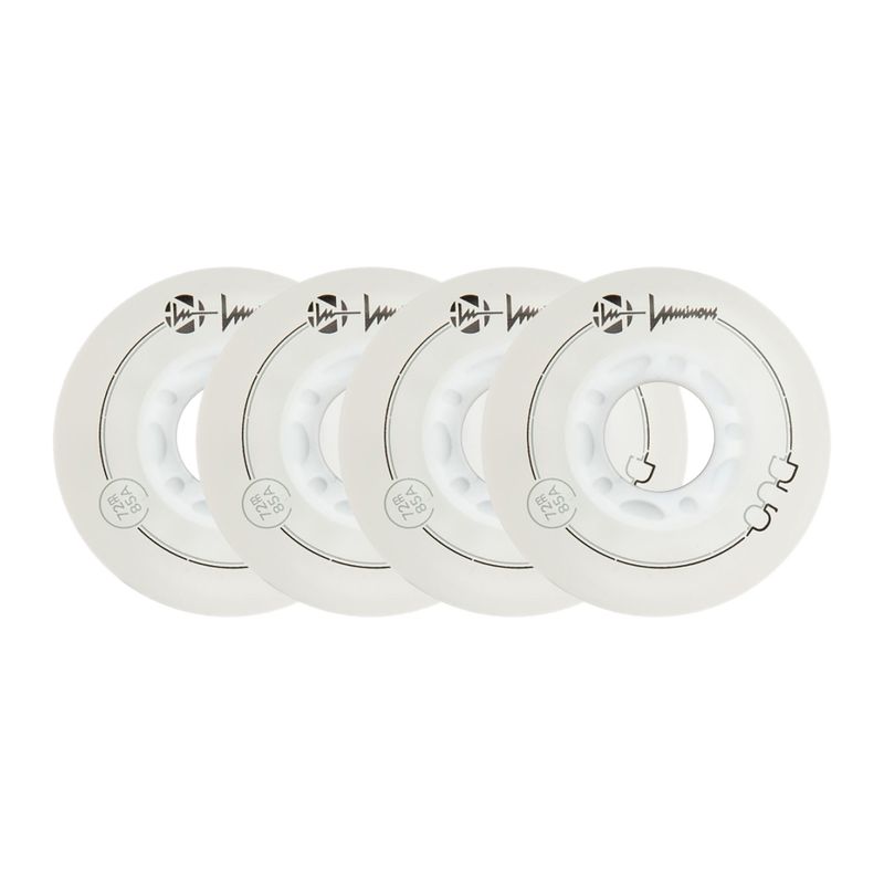 Колела за ролери Luminous Led Wheels Duo 72mm/85A X4 white/blue 6
