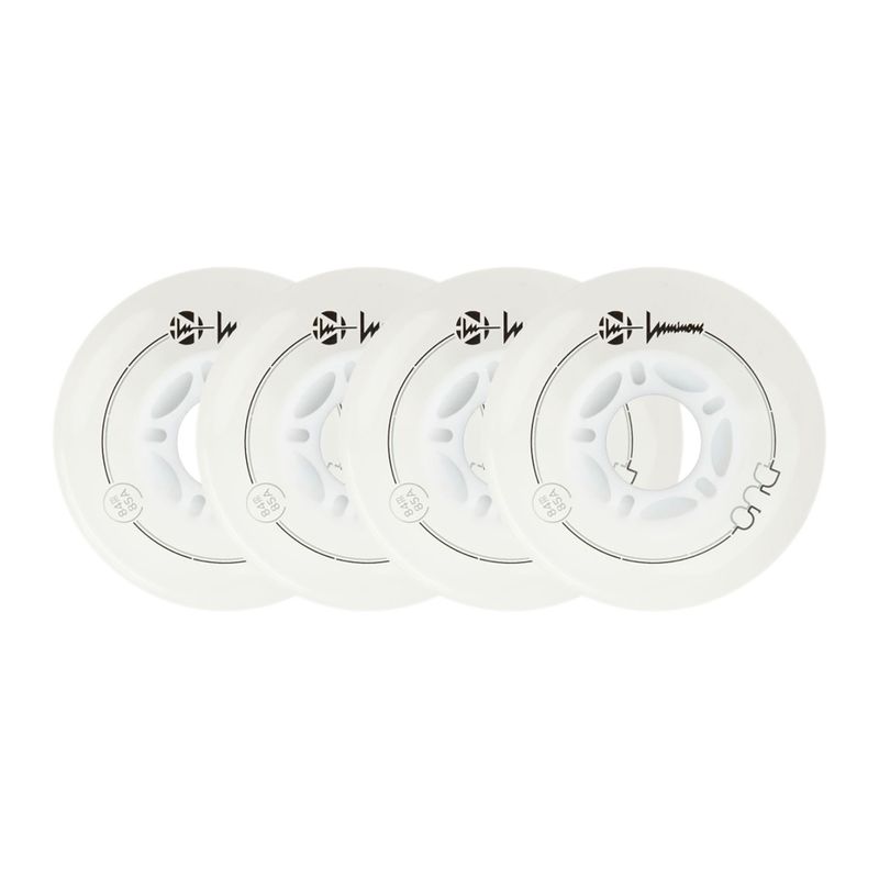 Колела за ролери Luminous Led Wheels Duo 84mm/85A X4 white/red 6