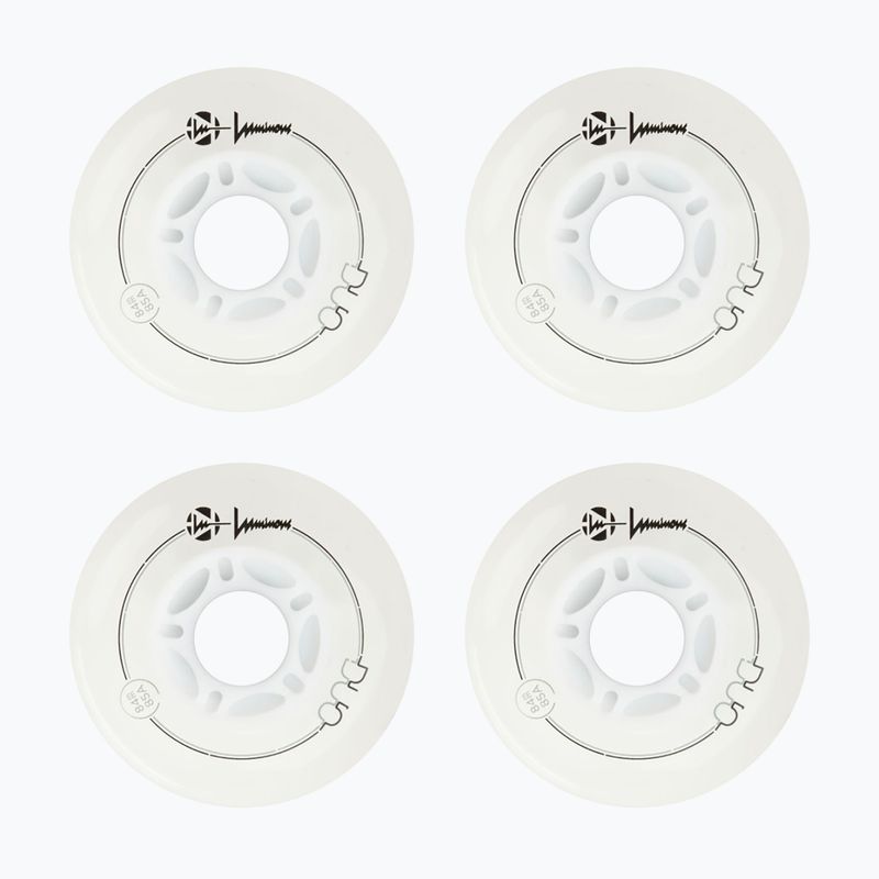 Колела за ролери Luminous Led Wheels Duo 84mm/85A X4 white/red 2