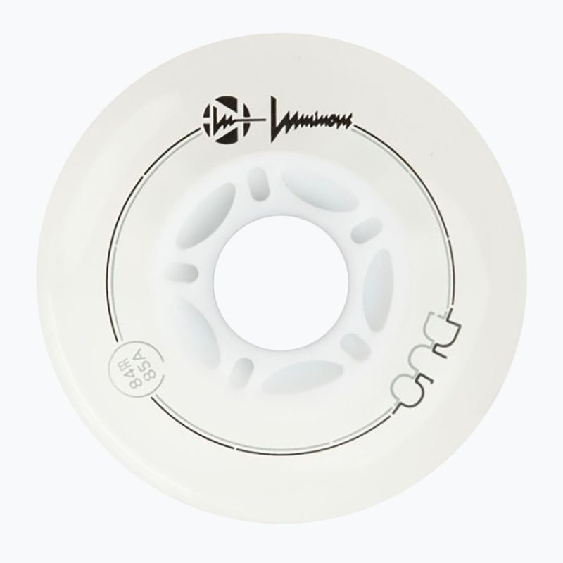 Колела за ролери Luminous Led Wheels Duo 84mm/85A X4 white/red 3