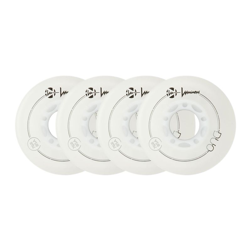 Колела за ролери Luminous Led Wheels Duo 76mm/85A X4 white/red 6