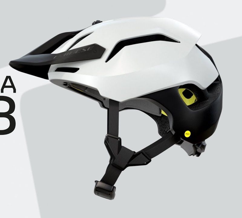 Велосипедна каска Dainese Linea 03 MIPS+ white/black 21