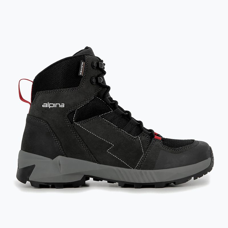 Мъжки ботуши за преходи Alpina Tracker Mid black/grey 11