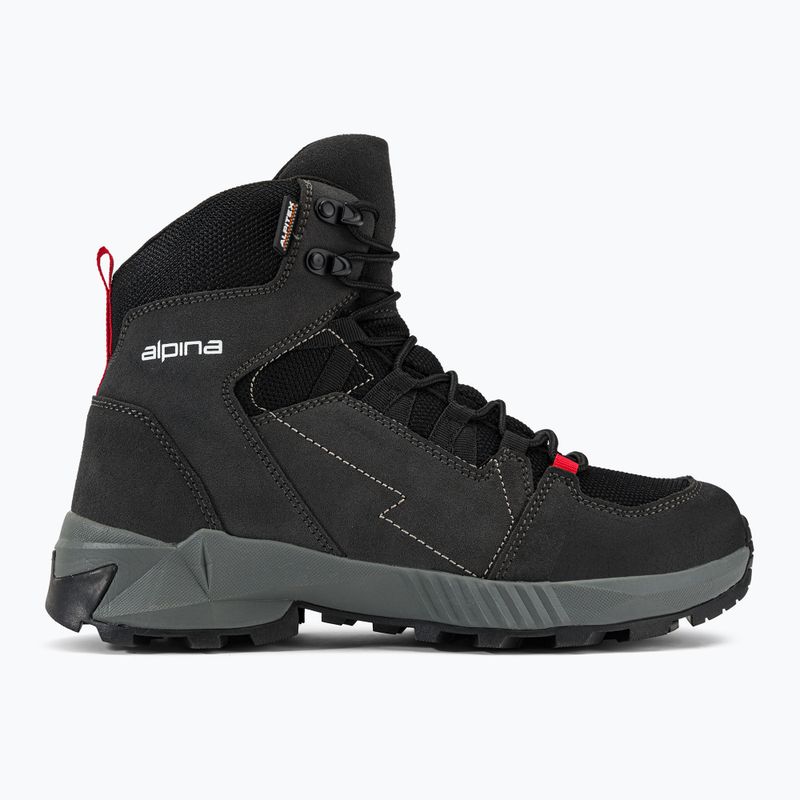 Мъжки ботуши за преходи Alpina Tracker Mid black/grey 2