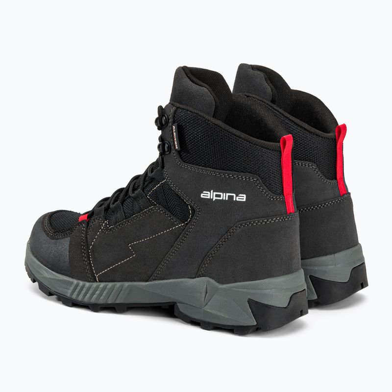Мъжки ботуши за преходи Alpina Tracker Mid black/grey 3