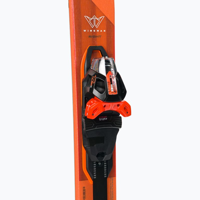Elan Wingman 82 CTI Fusion + EMX 12 оранжево-сини ски за спускане ABBHBT21 6